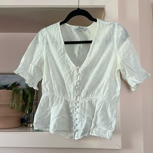 Madewell Peplum Top